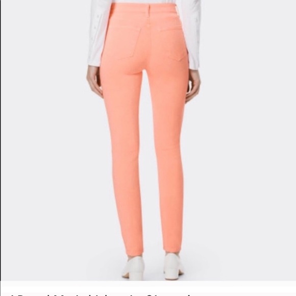 J brand Maria high rise jeans peach - Picture 2 of 5